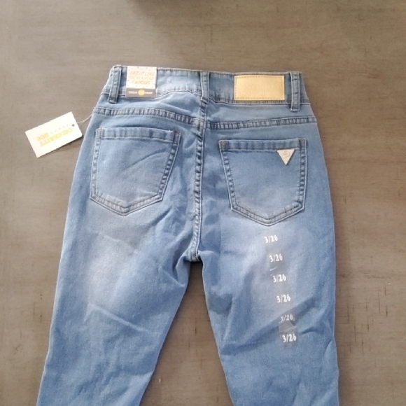 Distressed Blue Jeans for Women - Picture 3 of 4